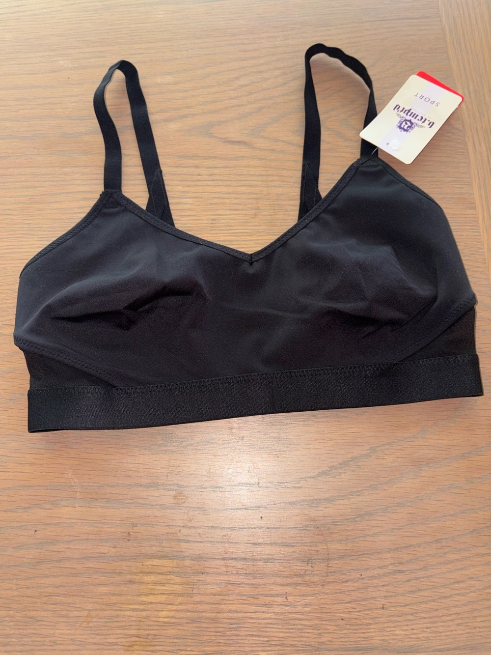 B.TEMPT’D BLACK SPORTS BRA NWT — XS